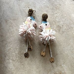 Bauble Bar Unicorn Drop beaded earrings